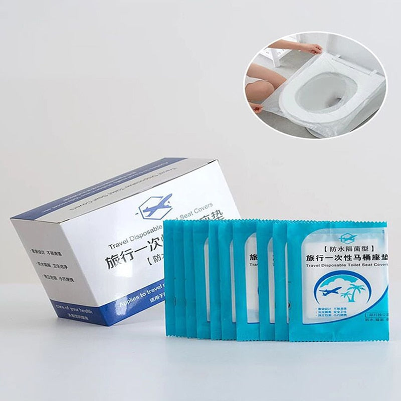 Allsidig engangs toalettsetetrekk for offentlige toaletter, reiser, camping og utflukter, sikrer hygiene.