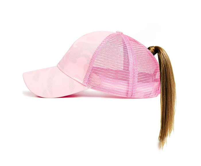 Allsidig unisex hestehale baseballcaps i grått. Passer perfekt for sporty fritid og effektiv solbeskyttelse.