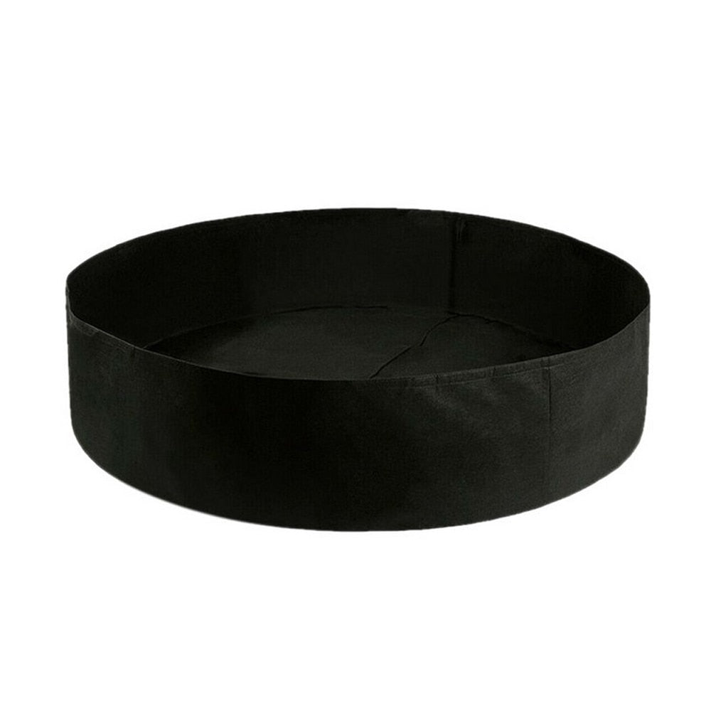 Sett med fleksible filtposer for en bærbar hage. Enkel oppsett av urtehage eller grønnsakshage på liten plass.