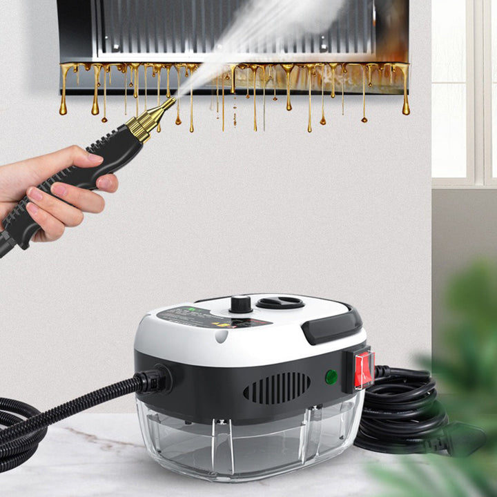 Avansert steamvasker for effektiv dyprensing av fliser, fuger og overflater hjemme.