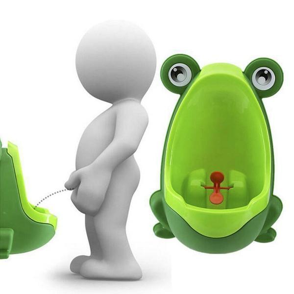 Guttens potteurinal med morsom målskive for lekende pottetrening og toaletthygiene for barn.