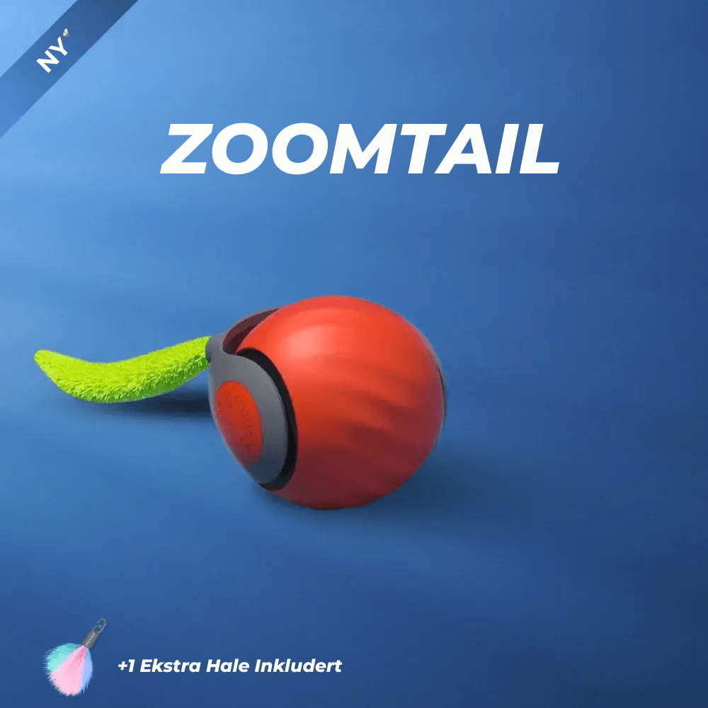Oppladbart ZoomTail katteleketøy som beveger seg for interaktiv lek; perfekt for aktivitet hos innekatter.