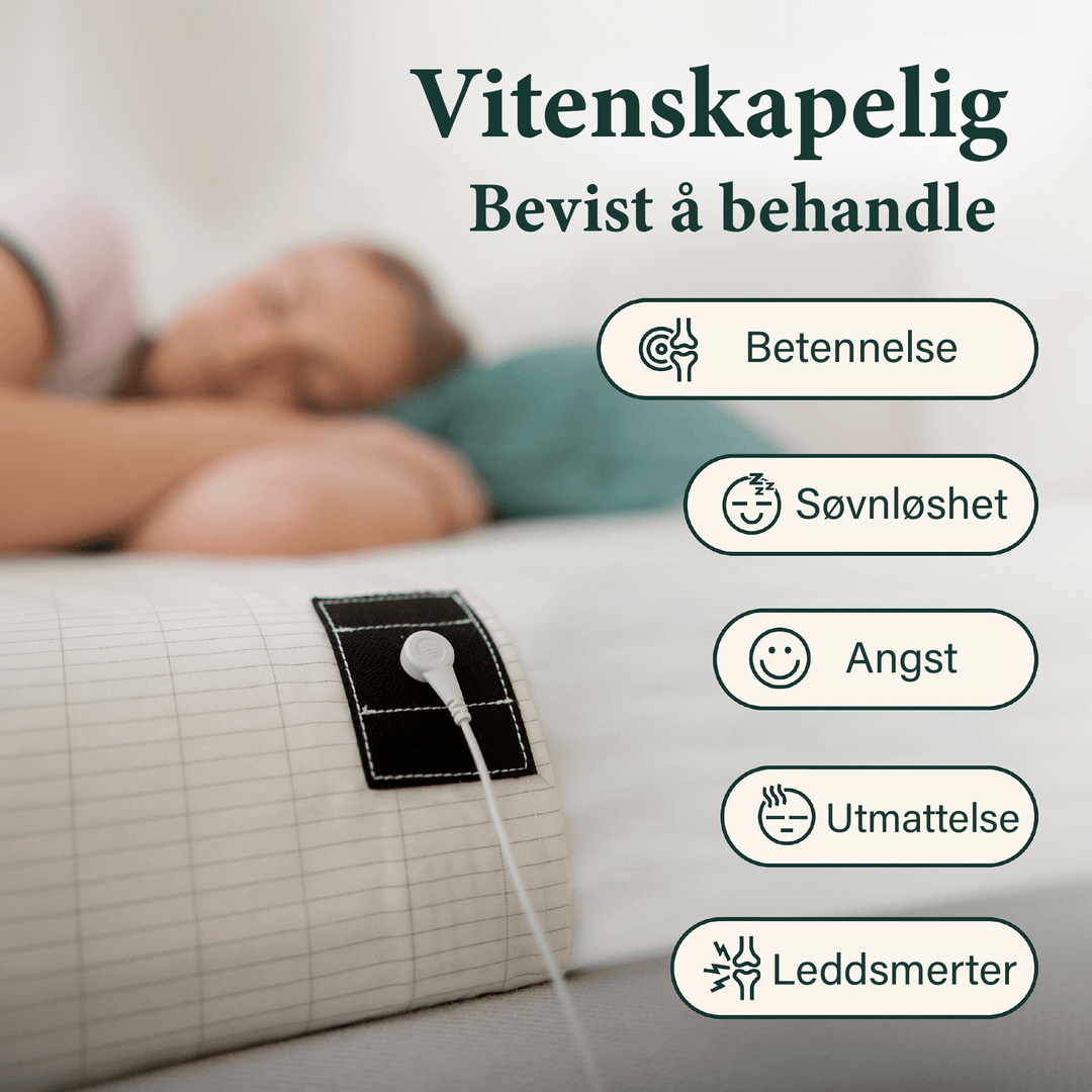 Nærbilde av det myke jordende sengeteppet for avslapning og stressreduksjon.