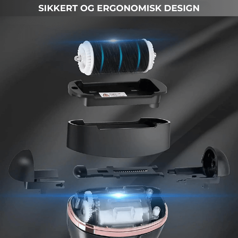 Oppladbar elektrisk fotfil for enkel fjerning av hard hud, forvandler tørre føtter til silkemyke hjemmespa-føtter.