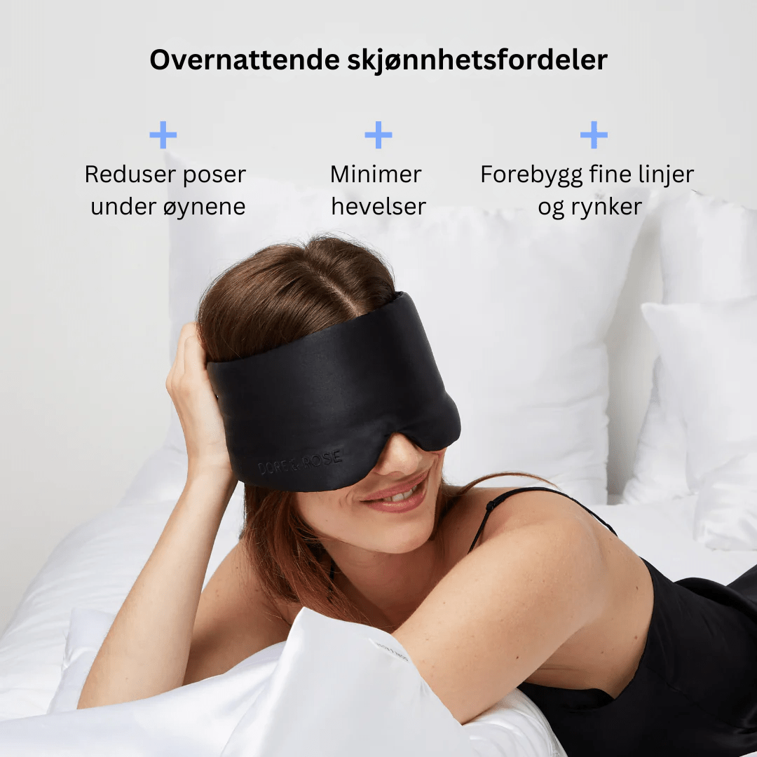 Håndverk i silke: Sovemaske for dyp søvn og velvære.