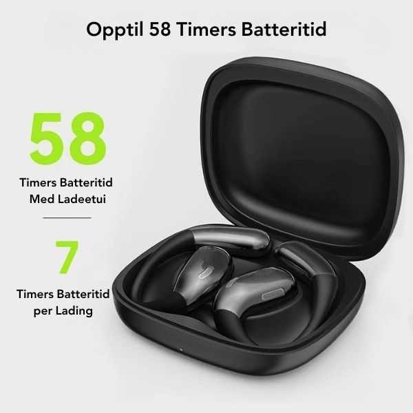 Sett av ClearTalk Pro Bluetooth ørepropper fra ulike vinkler, viser unisex og in-ear design.