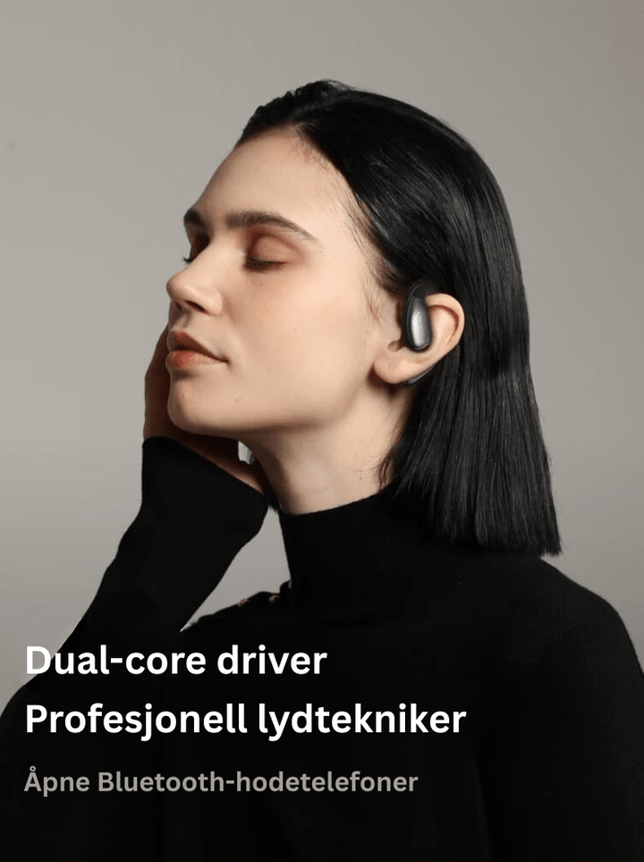 ClearTalk Pro in-ear ørepropper med ikon for lang batteritid, perfekt for langvarig lytting.