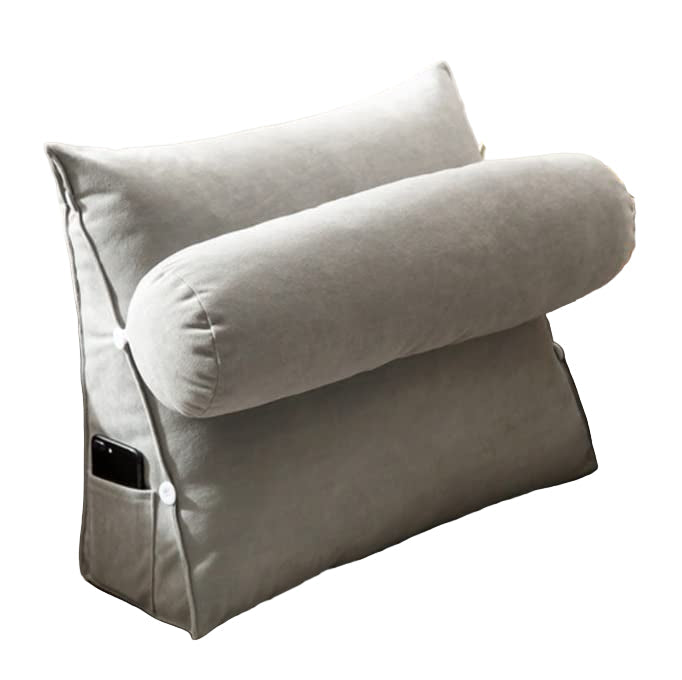 Justerbar ergonomisk kilepute for optimal ryggstøtte i seng eller sofa, komfortabel hvilepute for velvære.
