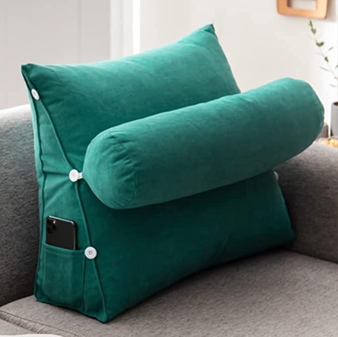 Optimal ryggstøtte og komfort med justerbar ergonomisk kilepute. Perfekt for sengepute og hvile.