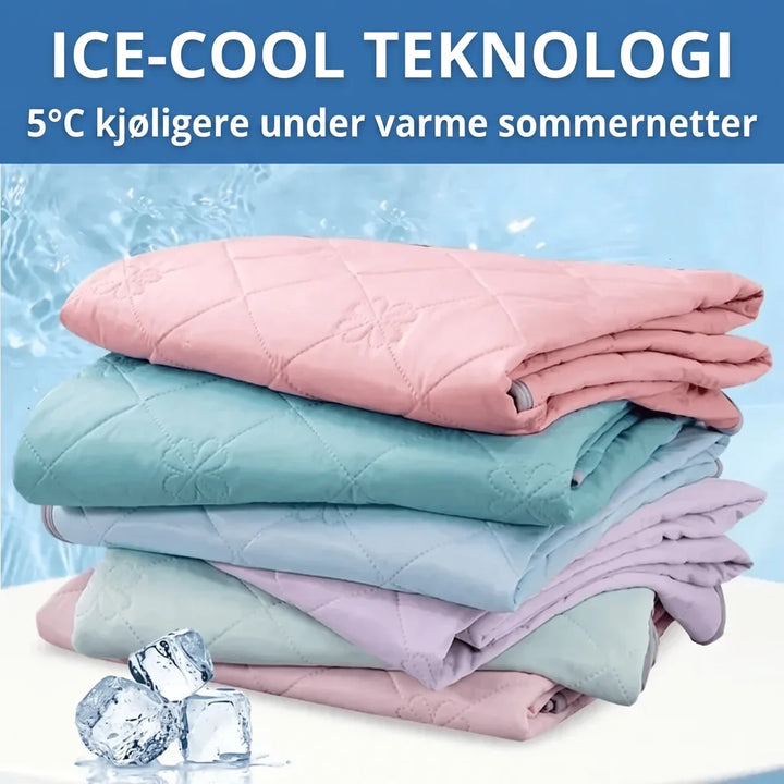 Kjølende og sval sommerdyne. Pustende materiale sikrer komfort og en god natts søvn.