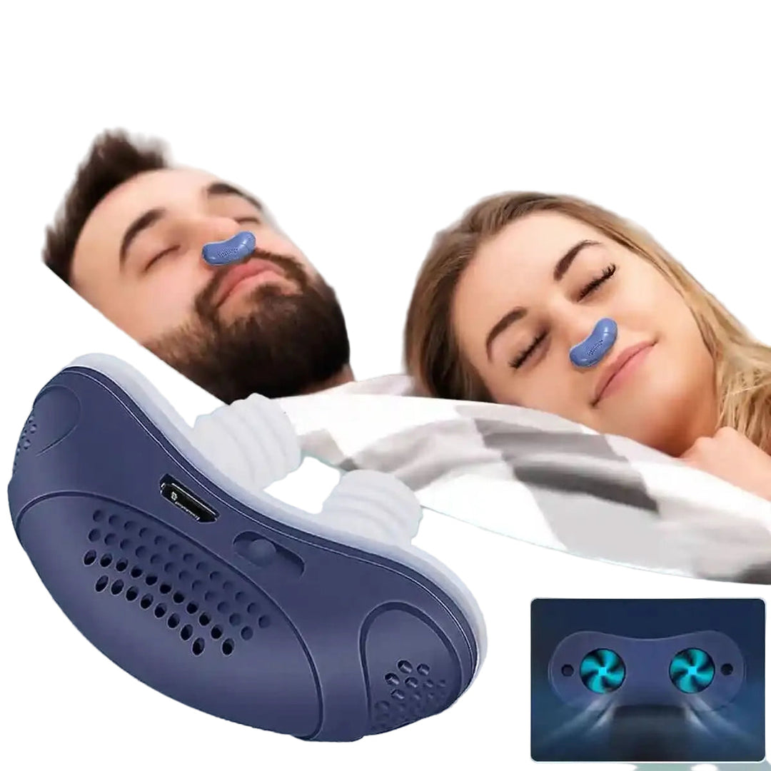 Kompakt CPAP-enhet for bedre søvn og fri pust, egnet for søvnapné og snorking.