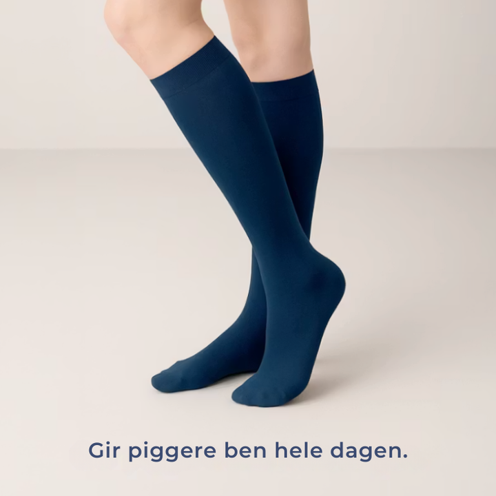 Gi slitne ben lindring med disse knelange unisex kompresjonsstrømpene i 5-pakning (20-30 mmHg).