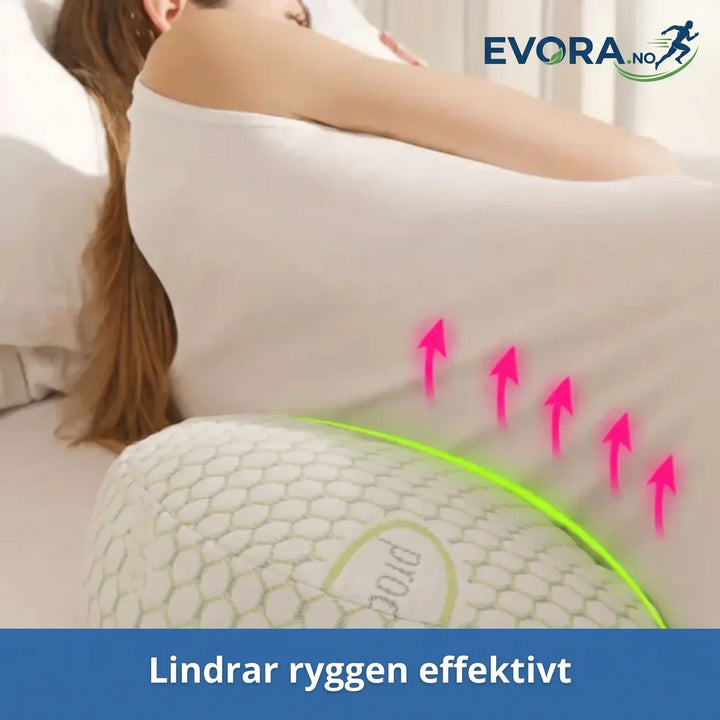 Grå kroppspute, ideell gravidpute for å lindre ryggsmerter og forbedre søvnkvaliteten.