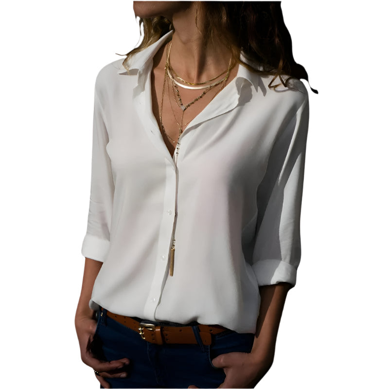 Elegant damebluse for enhver anledning, tidløs stil og feminin passform.