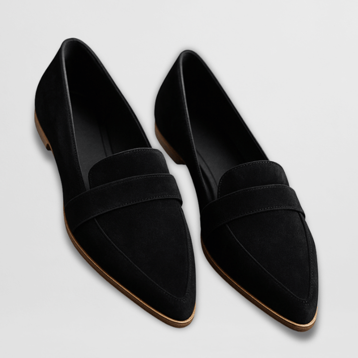 Komfortable kvinnelige loafers med dempesåle og fleksibel passform, ideelle for daglig bruk.