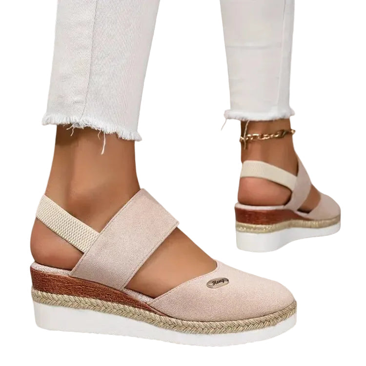 Kvinner komfortable sandaler, lett og stabil design for hverdagsbruk, perfekte sommer sandaler.