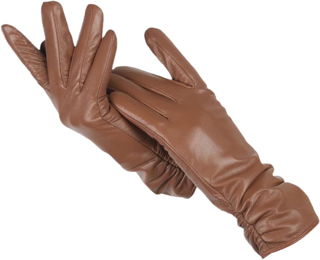 Klassiske skinnhansker med ullfôr, ideelle accessoirer for en elegant høst- og vinterlook.