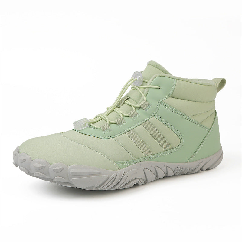Ovenfra-bilde av sporty unisex joggesko. Lettvektig design med snøring for sikker passform, ideell for hverdagsbruk.