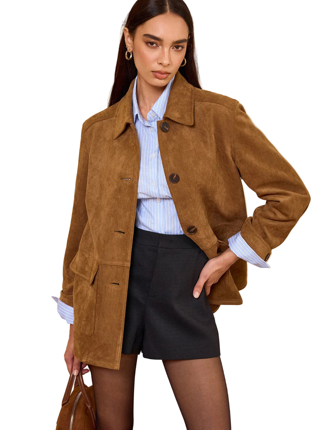 Kvinners elegant blazer med klassisk krage for en tidløs og stilfull look.