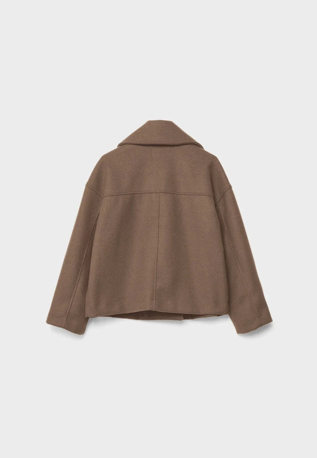 Elegant kort blazer for kvinner. Dobbeltspent design gir et sofistikert uttrykk, ideell for business & hverdags.