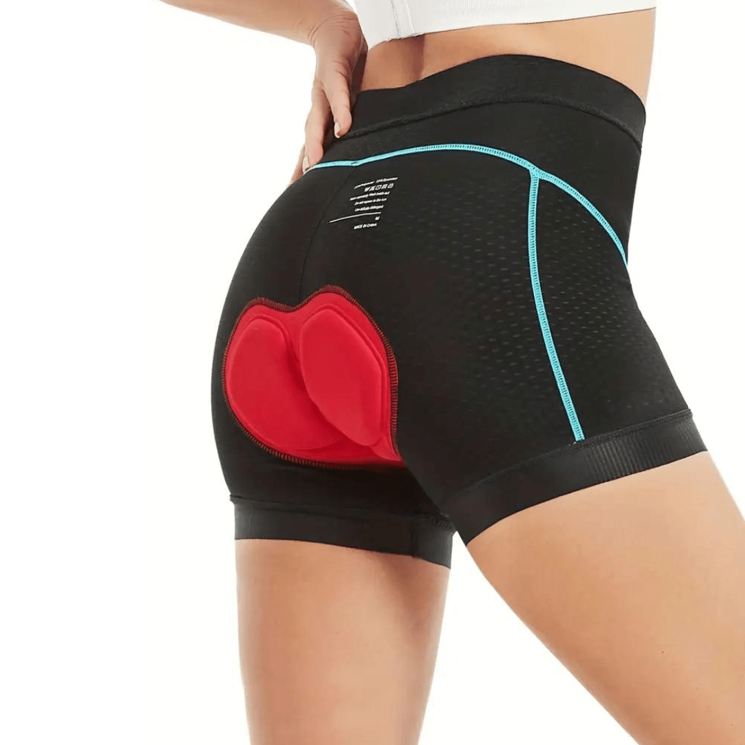 Dame sykkelshorts for optimal komfort, med ergonomisk design og 4D polstring for lange turer.