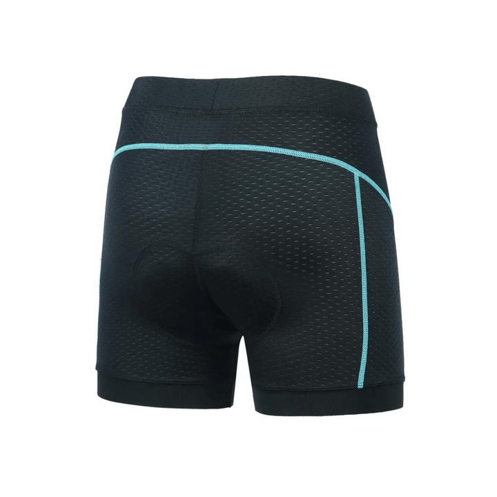 Dame sykkelshorts med 4D polstring, ergonomisk design og pustende stoff for komfortabel sykling.