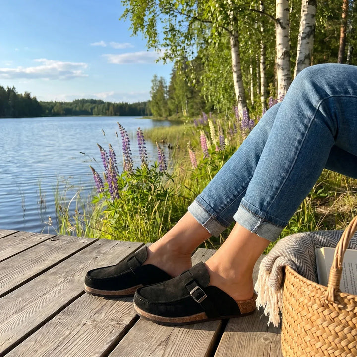 Myke og lette dame-loafers i brun nyanse med sklisikker såle, gir god grep og langvarig komfort.
