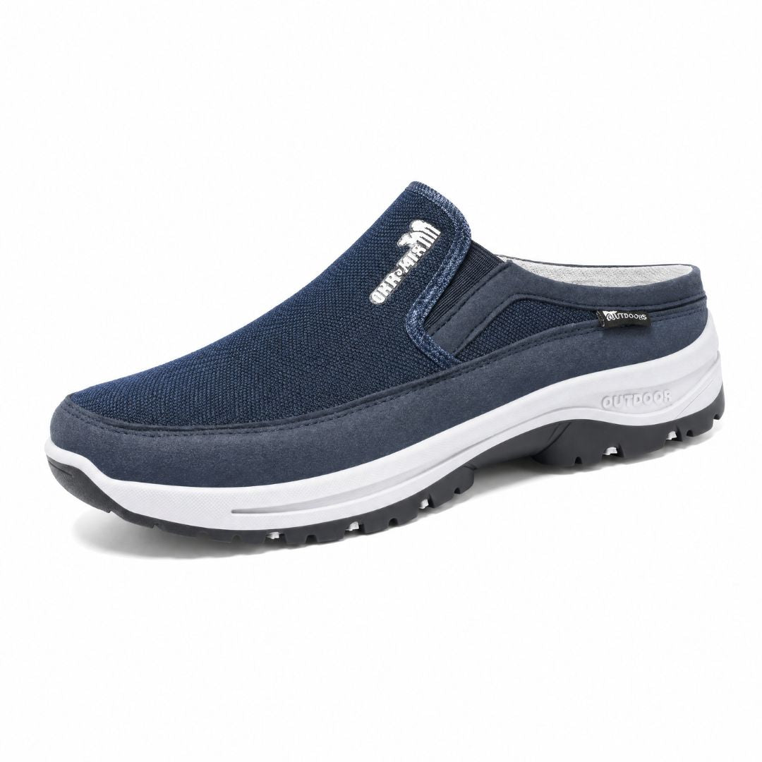Herre slip-on fritidssko i lettvekt polyester for komfortabel hverdagsbruk. Perfekt for vår og høst.
