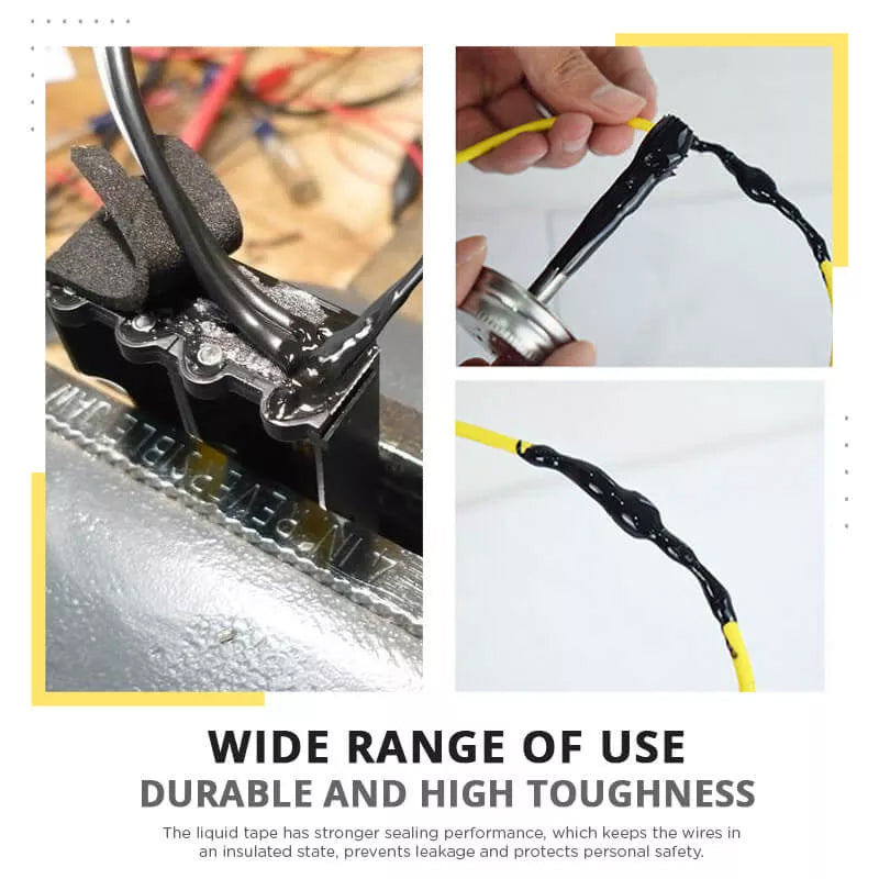 Allsidig flytende tape for elektrisk isolering, reparasjon av ledninger og forsegling av elektronikk.