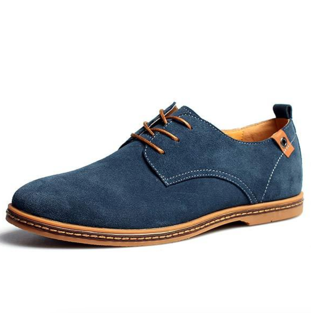 Elegante sorte herresko for menn, tilbyr optimal komfort og stil, perfekt til jobb og fritid.