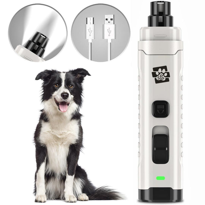 Profesjonell elektrisk hundesliper for trygg og effektiv klopleie. Stille negletrimmer for alle hunder.