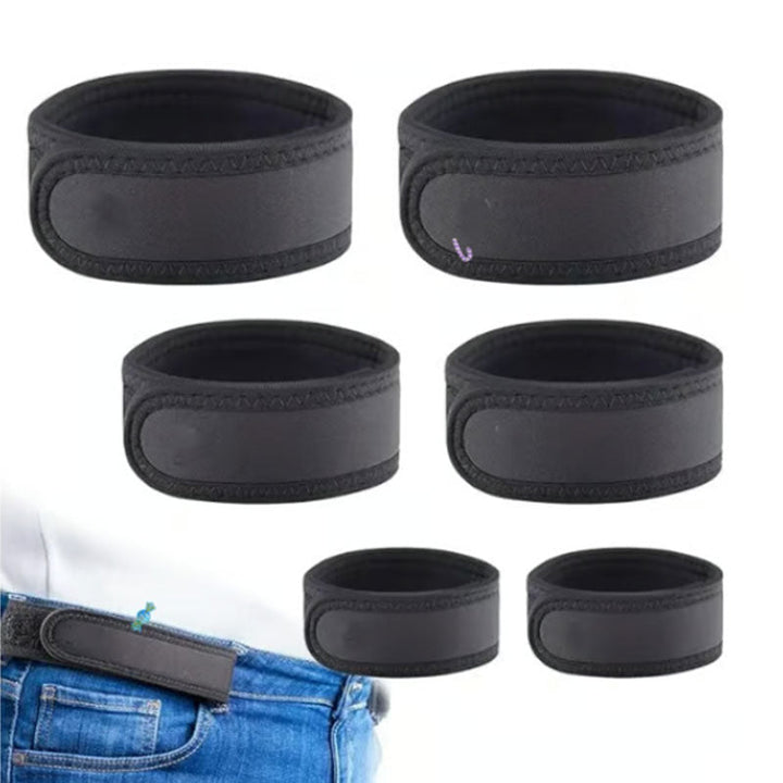 Menns komfortable, justerbare belte uten spenne. Ideelt for jeans, dressbukser og som menns tilbehør.