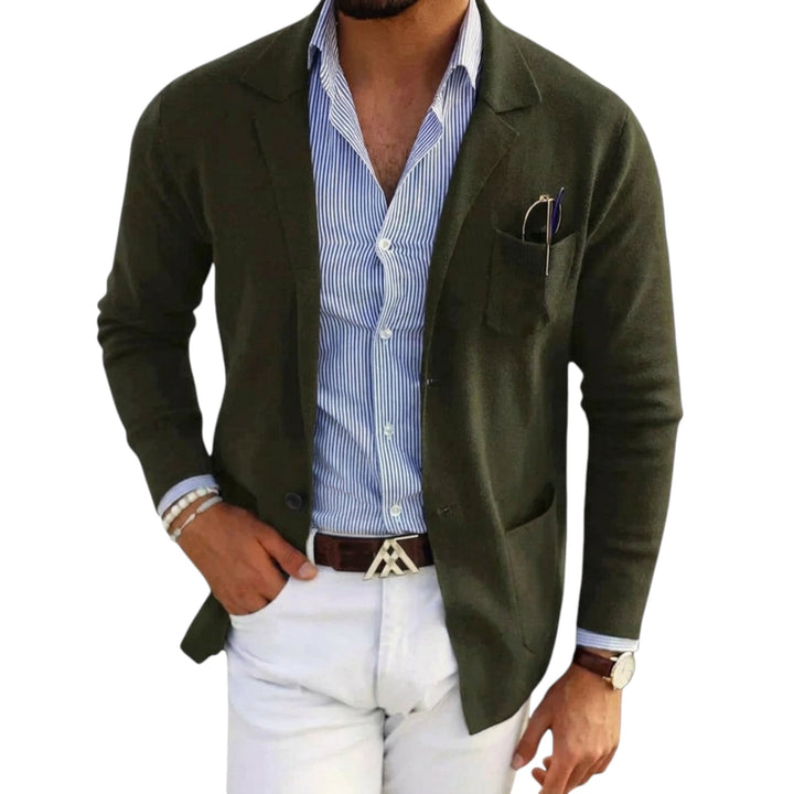 Tidløs klassisk herreblazer som dressjakke for menn, ideell for et elegant og polert uttrykk hver gang.