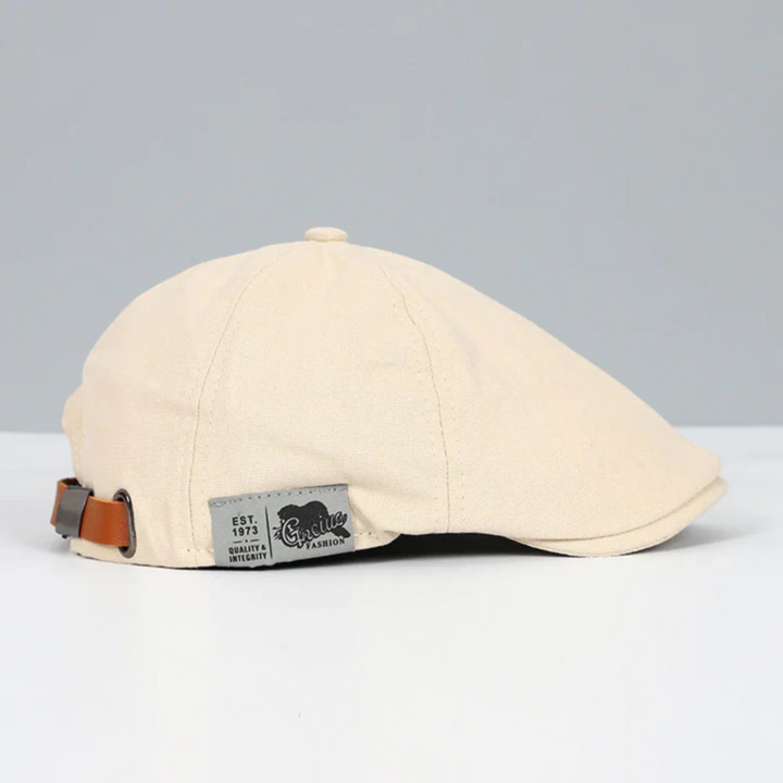 Elegant menns retro beret i klassisk utførelse, et behagelig og stilig hodeplagg for herre.