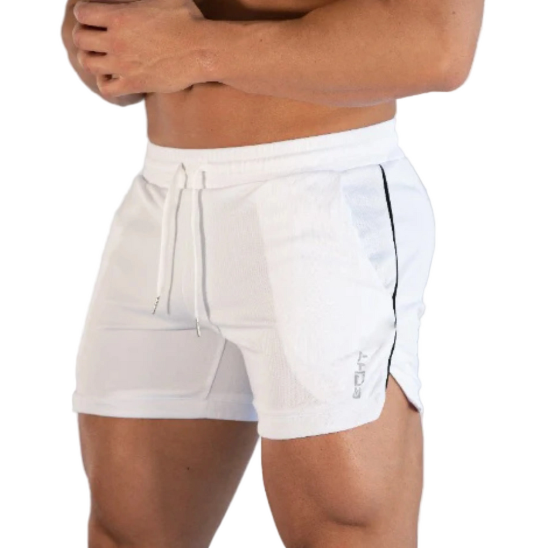 Komfortable hurtigtørkende herreshorts for strand og fritid. Perfekt for sommer, basseng og utendørsaktiviteter.