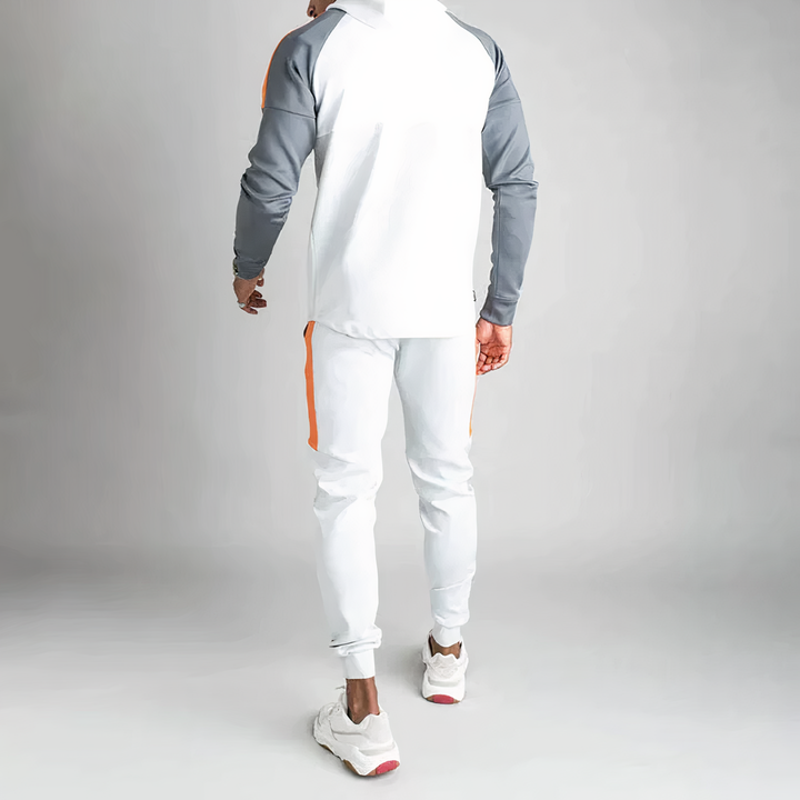 Allround herre treningsdress for vår og høst, ideell for fritid, trening og hverdagskomfort.