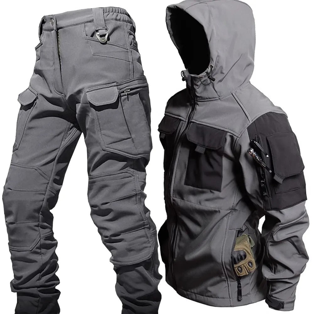 Vindtett menns turklær i softshell, perfekt for camping og fotturer i all slags vær.