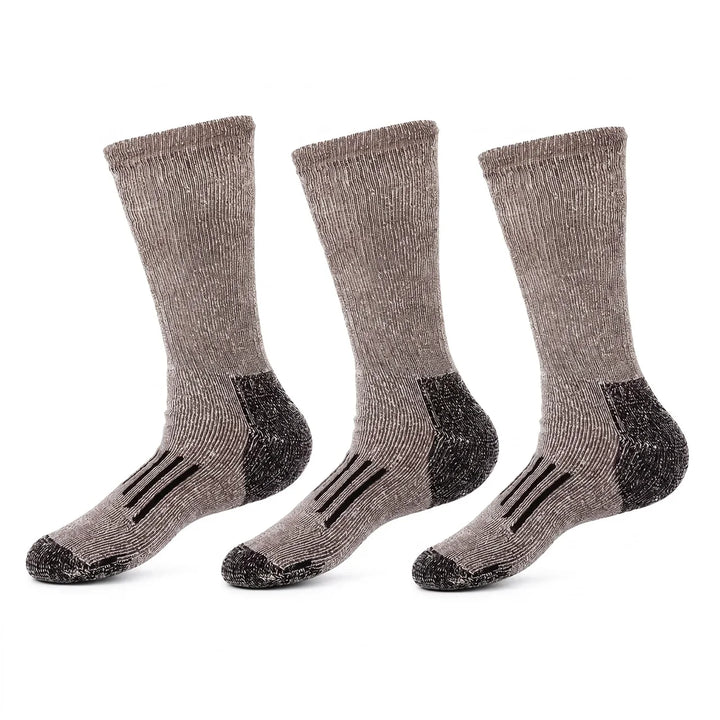 Unisex skisokker og tursokker i merinoull (80%). Varm 3-pakk ullsokker perfekt for vinter, friluftsliv og fotturer.