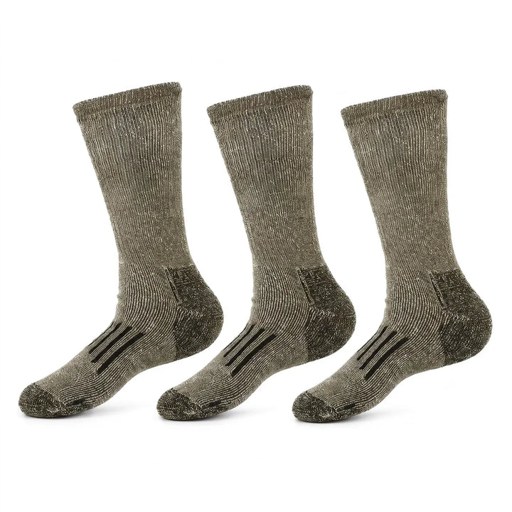 Myke og varme 3-pakk unisex merinoullsokker. Perfekte vintersokker med 80% ull for alle vinter- og friluftsaktiviteter.
