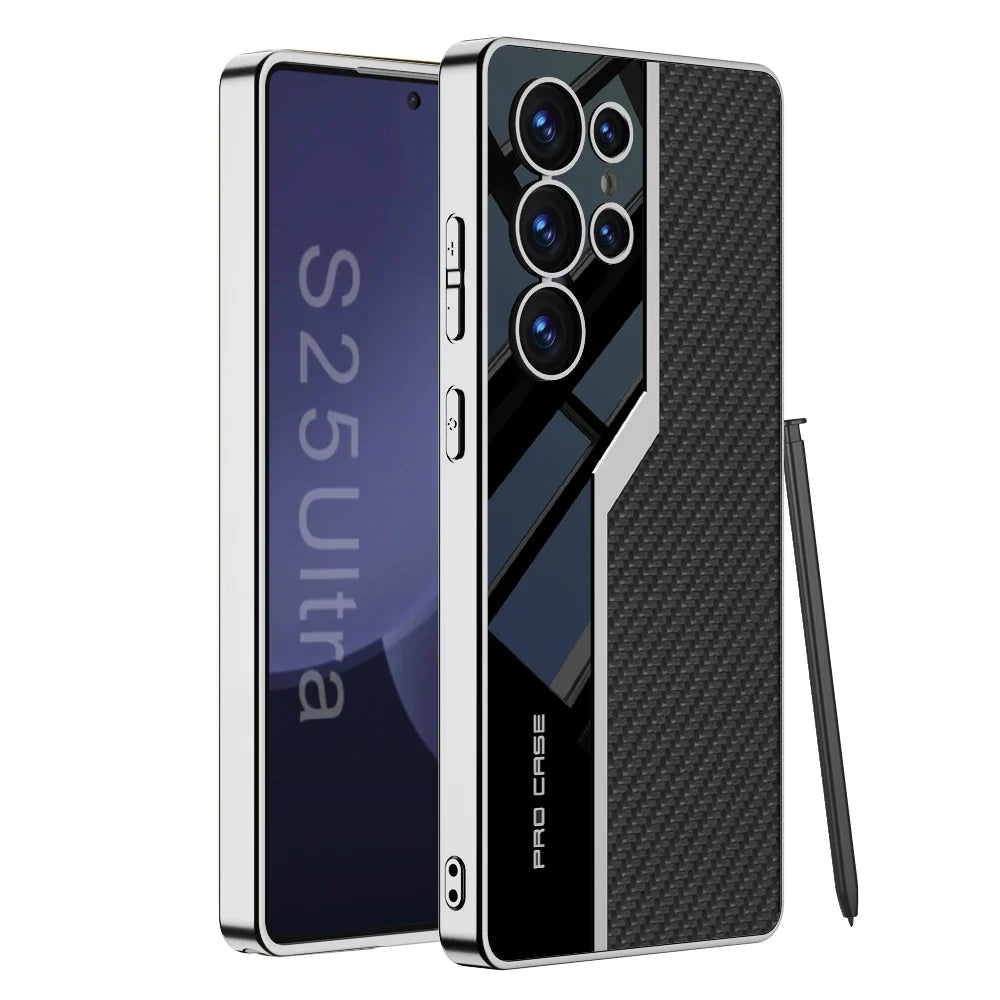 Mobildeksel til Samsung Galaxy S24 Ultra med forsterkede hjørner for støtsikker og robust beskyttelse.