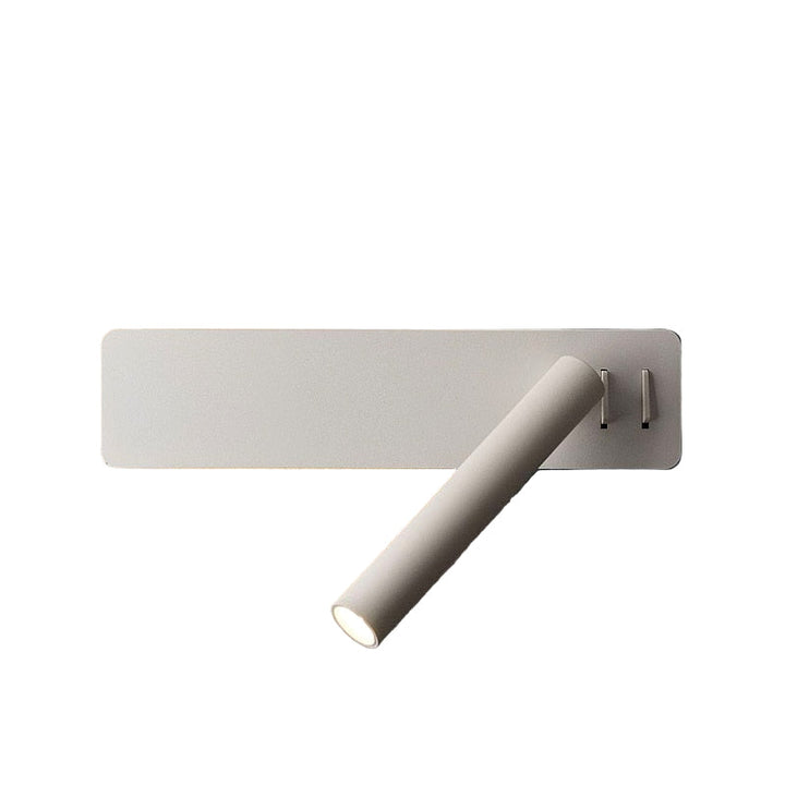 Moderne LED vegglampe for lesing, minimalistisk design, justerbar lysarm, varmhvit belysning for soverom.
