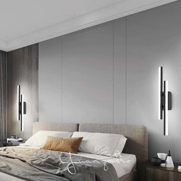 Dekorativ LED vegglampe, skaper moderne lysdesign. Ideell for gang og innendørsområder i ditt hjem.