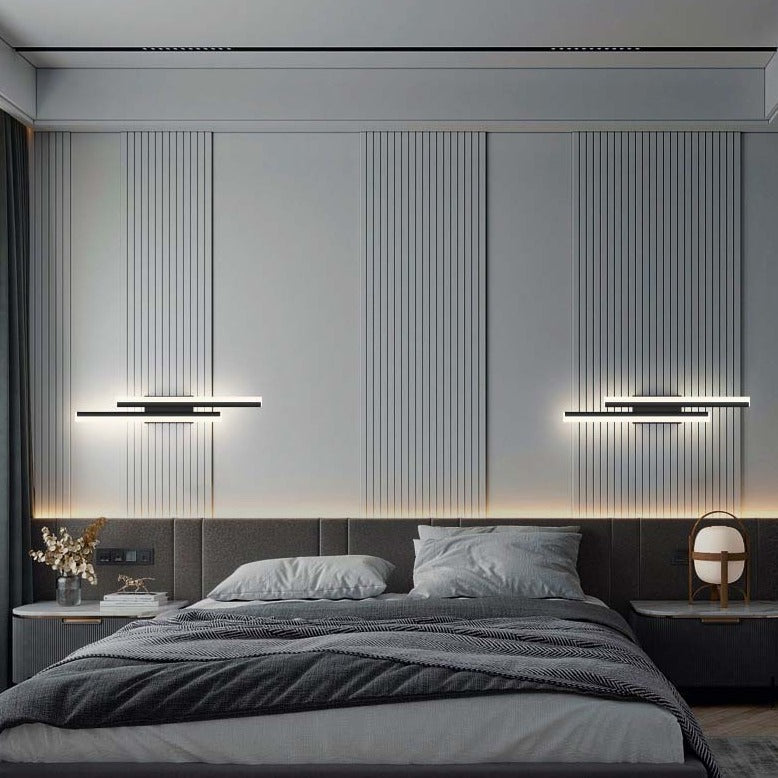 Stilren LED veggbelysning for innendørs bruk. Moderne look som forbedrer hjemmets interiør i alle rom.