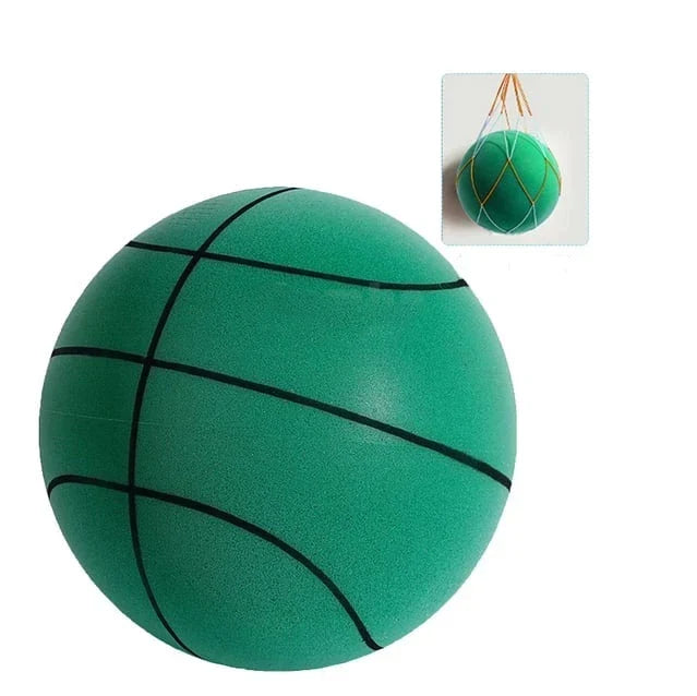 Unisex støysvak basketball for innendørs trening, ideell for stille praksis og koordinasjonsutvikling.