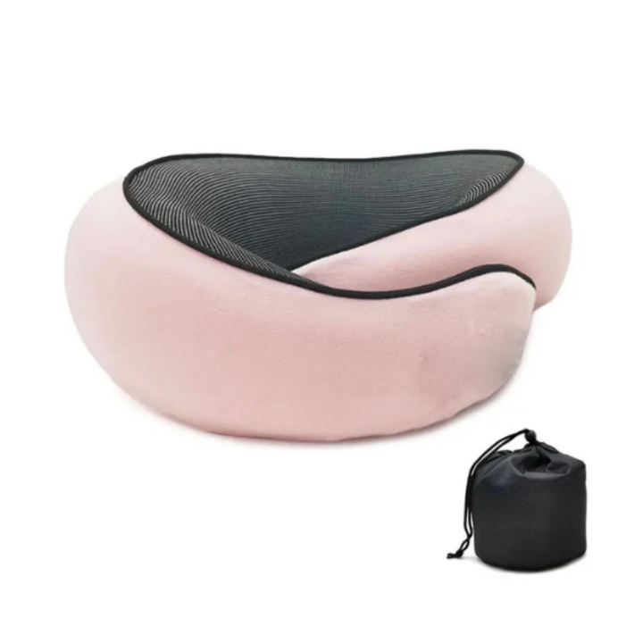 Komfortabel reisepute i memory foam for flyreise og biltur. Essensielt reisetilbehør for avslapning.
