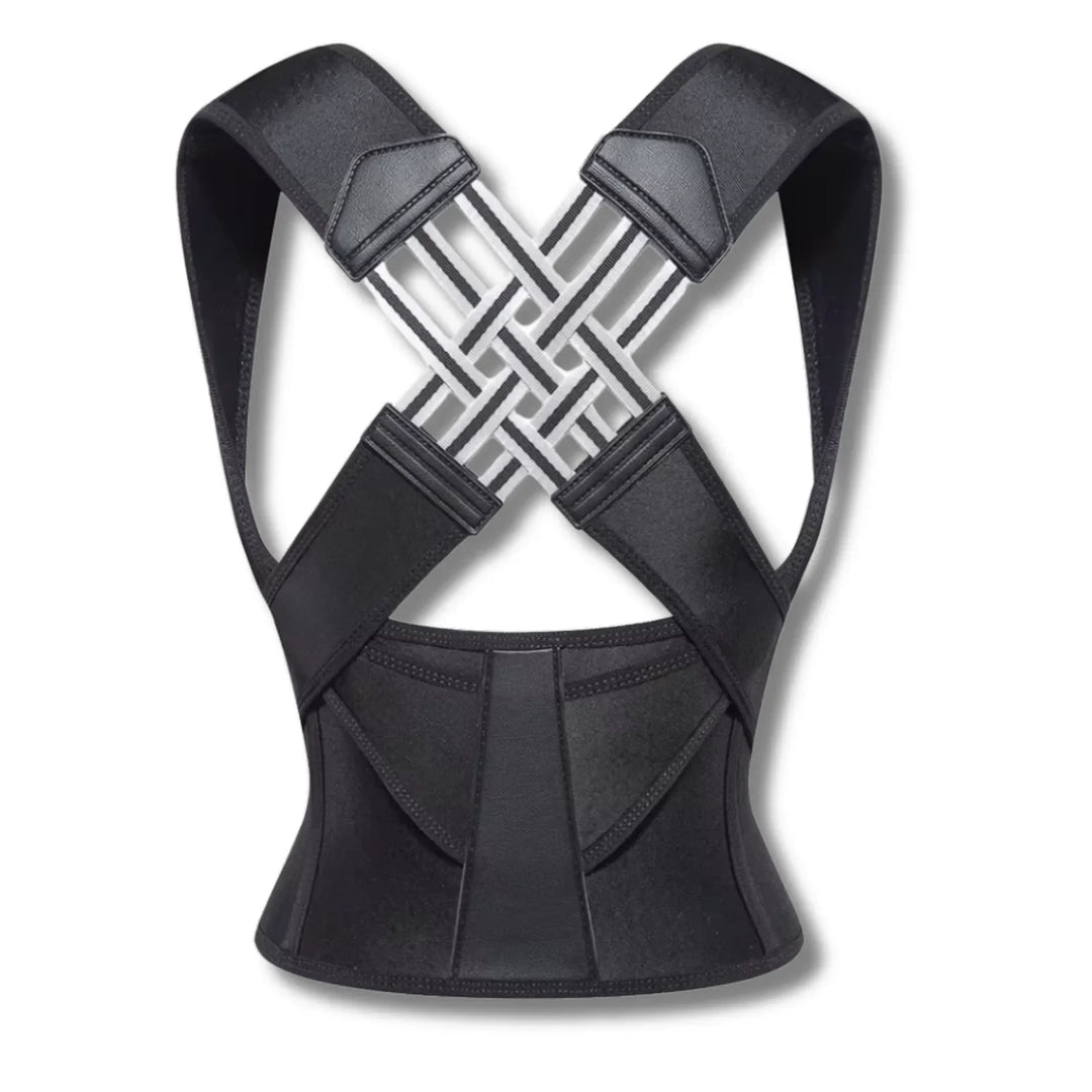 Ergonomisk holdningsvest for kontor og hverdag. Unisex korrigerer holdningen, gir komfortabel ryggstøtte.