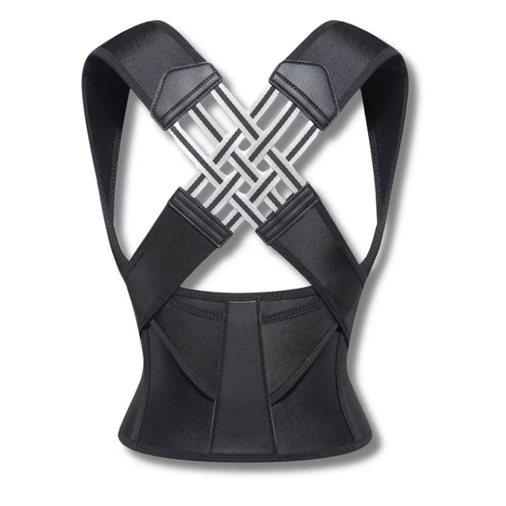 Ergonomisk holdningsvest for kontor og hverdag. Unisex korrigerer holdningen, gir komfortabel ryggstøtte.