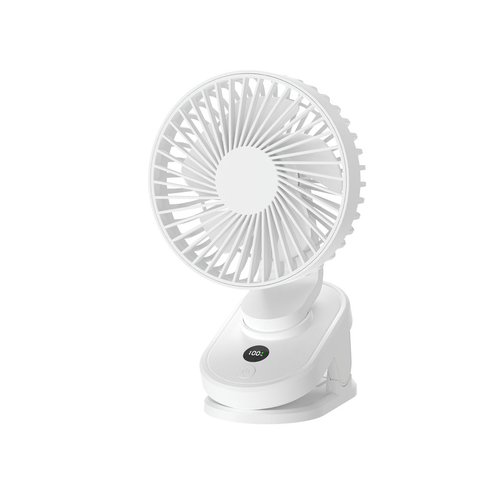 Lett og oppladbar reisevifte, gir behagelig kjøling på sommeren, perfekt for hjem og kontor.