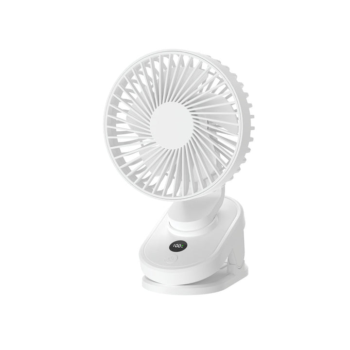 Lett og oppladbar reisevifte, gir behagelig kjøling på sommeren, perfekt for hjem og kontor.