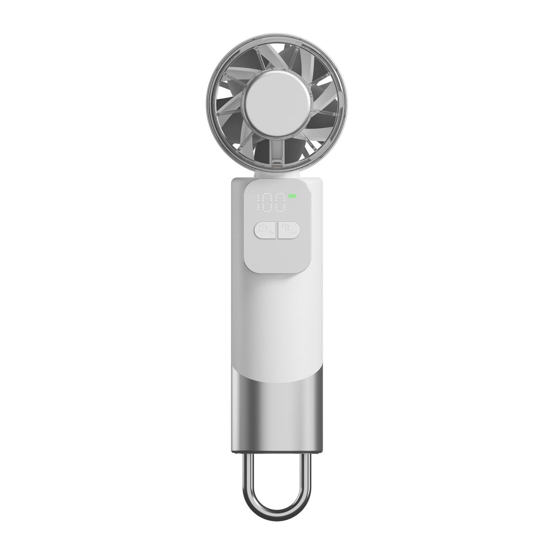 Effektiv bærbar vifte, USB oppladbar kjølevifte for sommer, reise og kontor.